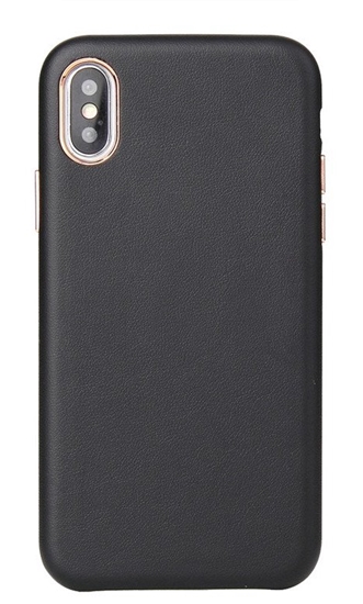 Изображение Dėklas Leather Case Apple iPhone 12 Pro Max juodas