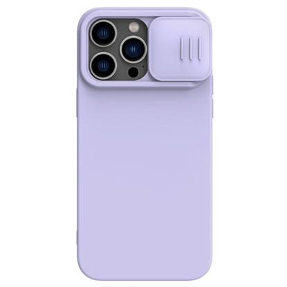 Attēls no Dėklas Nillkin CamShield Silky Magnetic Silicone Apple iPhone 14 Plus šviesiai violetinis