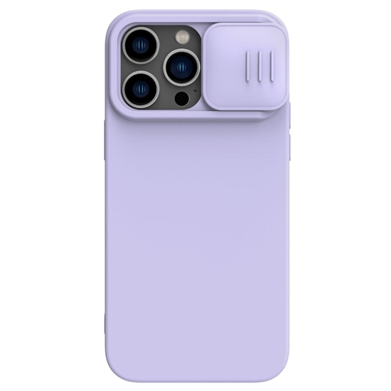 Picture of Dėklas Nillkin CamShield Silky Magnetic Silicone Apple iPhone 14 Plus šviesiai violetinis