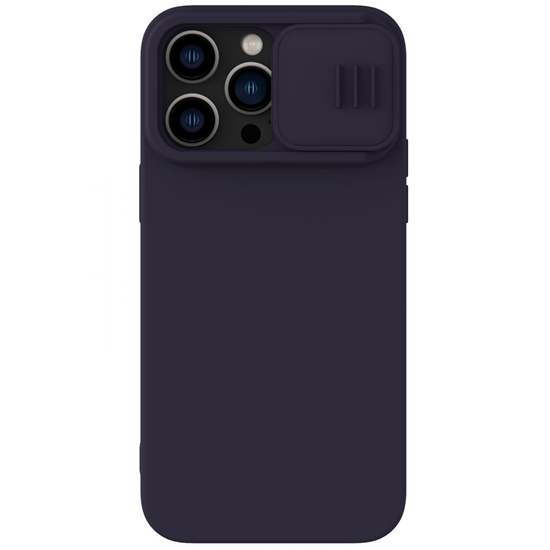 Picture of Dėklas Nillkin CamShield Silky Magnetic Silicone Apple iPhone 14 Pro tamsiai violetinis