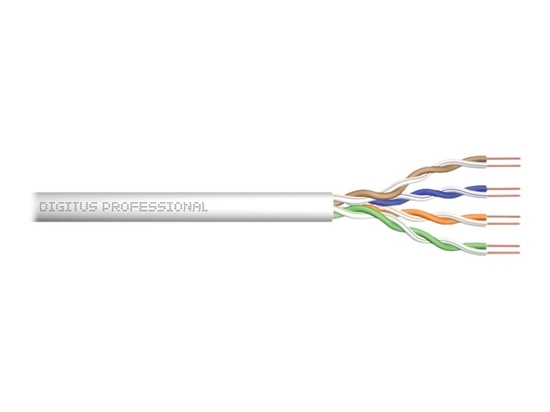 Изображение DIGITUS Installation cable cat.5e U/UTP Dca solid wire AWG 24/1 LSOH 500m grey reel
