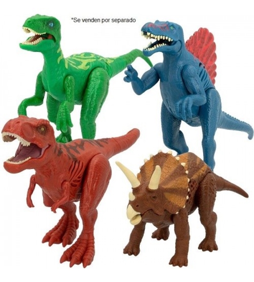 Picture of Dinozaurs (T-rex, velociraptor, triceratops un spinosaurus) 20-25 cm ar skaņu 3+ CB46680