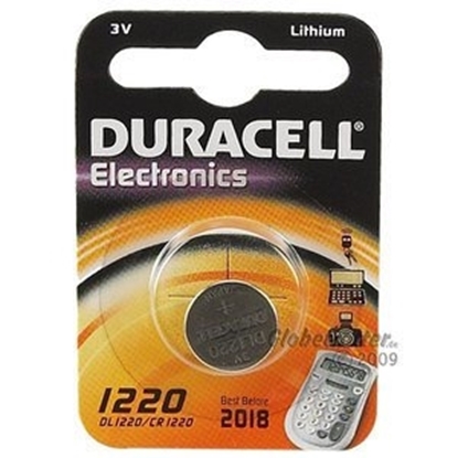 Attēls no Duracell Batterie Knopfzelle CR1220 3.0V Lithium        1St.