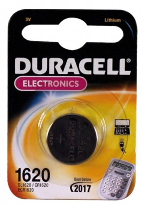 Attēls no Duracell Batterie Knopfzelle CR1620 3.0V Lithium        1St.