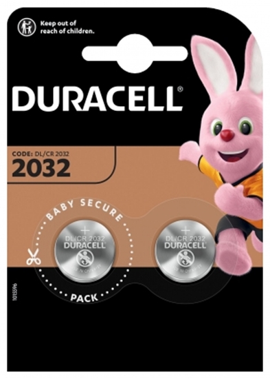 Picture of Duracell Batterie Knopfzelle CR2032 3.0V Lithium        2St.