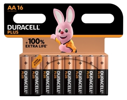 Attēls no Duracell Batterie Plus NEW - AA (MN1500/LR06) Mignon   16St.