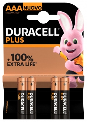 Attēls no Duracell Batterie Plus NEW -AAA (MN2400/LR03) Micro     4St.