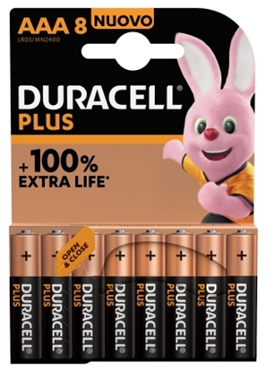 Attēls no Duracell Batterie Plus NEW -AAA (MN2400/LR03) Micro     8St.