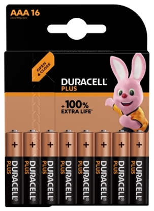 Attēls no Duracell Batterie Plus NEW -AAA (MN2400/LR03) Micro    16St.