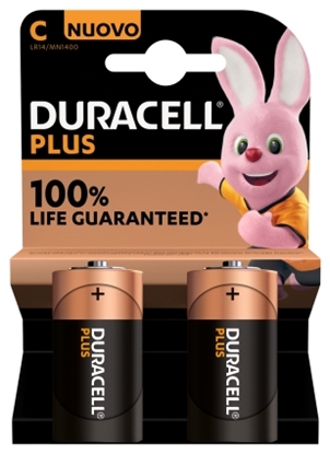 Attēls no Duracell Batterie Plus NEW -C   (MN1400/LR14) Baby      2St.