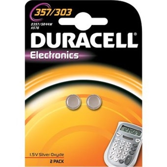 Picture of Duracell Batterie Uhrenzelle 357/303                    2St.