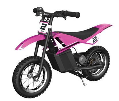 Picture of Elektrinis motociklas Razor Dirt Rocket MX125 Decals Black/Pink