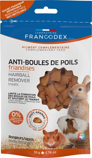 Picture of FRANCODEX Anti-Hooking Treats - Rabbit treat - 50g