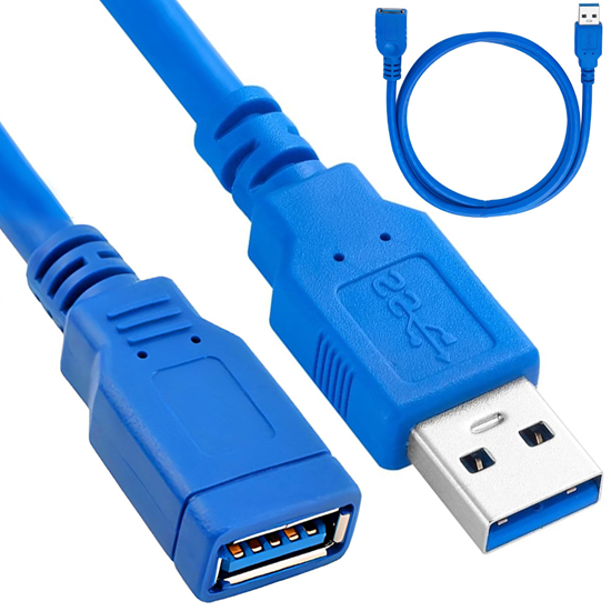 Picture of Fusion USB 3.0 pagarinājuma kabelis 1,5 m zils