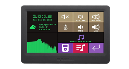 Attēls no G.Skill Widget Dashboard 7'' Touch Panel | GD-A7PCCSK-WGD