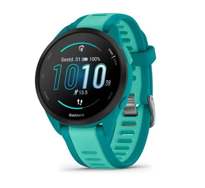 Изображение Zegarek sportowy Garmin Garmin Forerunner 165 Music išmanieji laikrodžiai, turkio/aukso spalvos