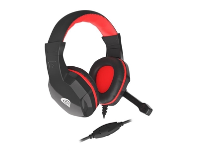 Attēls no GENESIS Gaming headset ARGON 100 Stereo Black-Red