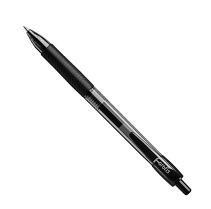 Attēls no Gēla pildspalva "Comfort GP" FOROFIS izvelkama melna tinte 0,7mm