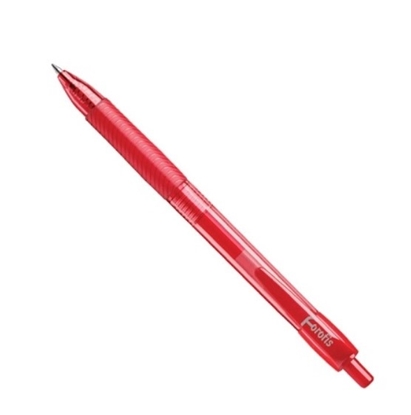 Изображение Gēla pildspalva "Comfort GP" FOROFIS izvelkama sarkana tinte 0,7mm