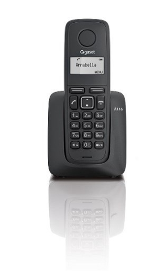 Picture of Gigaset A116 DECT telefonas Skambintojo ID Juoda