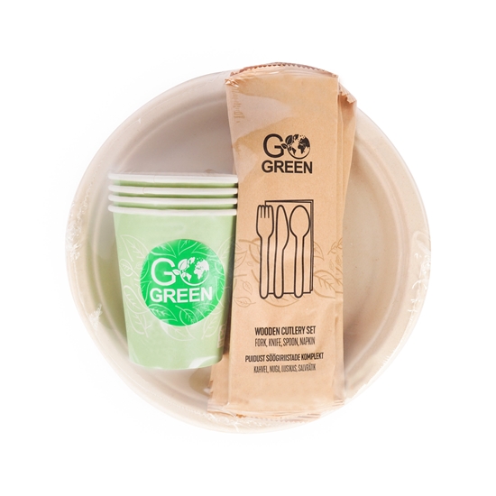 Picture of Go Green Picnic Set for 4 Persons