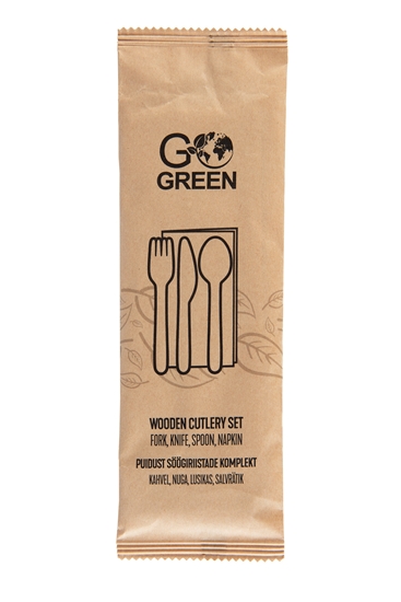 Picture of Go Green Wooden Table Accessories Set