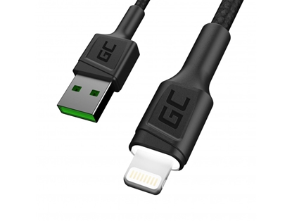 Attēls no Green Cell KABGCSET06 lightning cable 2 m Black 3pc