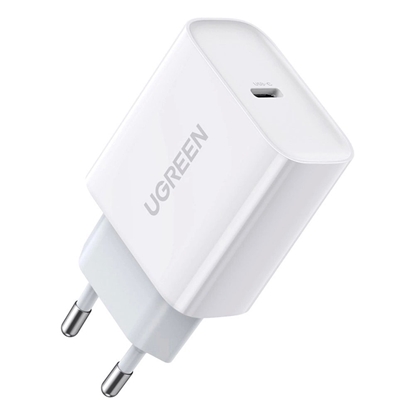 Attēls no Įkroviklis Ugreen CD137 USB-C 20W 3A baltas