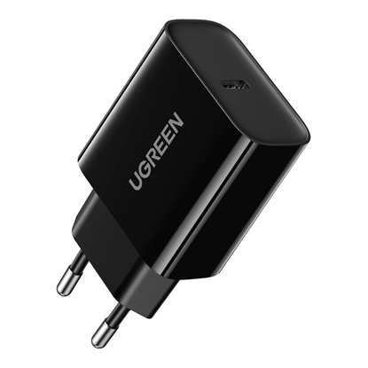 Attēls no Įkroviklis Ugreen CD137 USB-C 20W 3A juodas