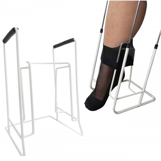 Picture of Instrument for putting on compression stockings and tights