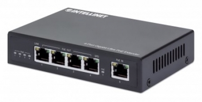 Picture of INTELLINET 4-Port Gigabit Ultra PoE-Extender 90W um 100m