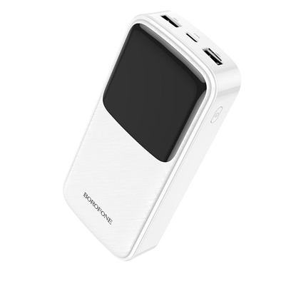 Attēls no Išorinė baterija Power Bank Borofone BJ17A Type-C microUSB 2*USB (2.1A) 20000mAh juoda