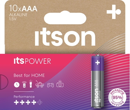 Picture of itson itsPOWER battery Alkaline LR03IPO/10HH