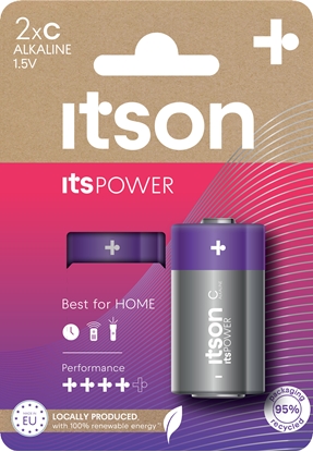 Picture of itson itsPOWER battery Alkaline LR14IPO/2CP