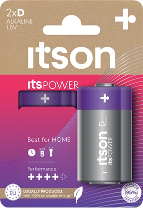 Picture of itson itsPOWER battery Alkaline LR20IPO/2CP