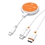 Изображение j5create JVAW62 ScreenCast USB-C® Wireless Display HDMI™ Extender, White and Orange