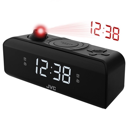 Изображение JVC radio alarm clock RA-E211B black