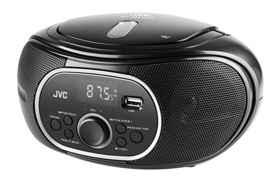 Picture of JVC radio RD-E221B Boombox black