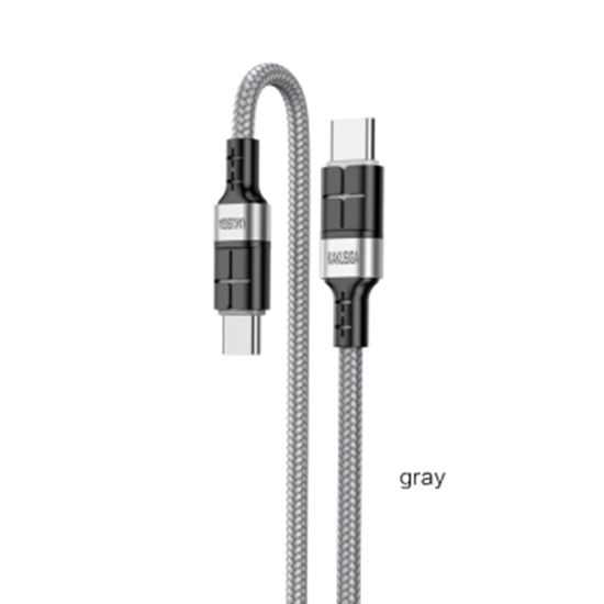 Picture of KAKUSIGA KSC-696 USB-C -> USB-C uzlādes kabelis 60