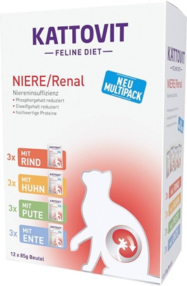 Изображение KATTOVIT Feline Diet Niere/Renal - wet cat food - 12 x 85g