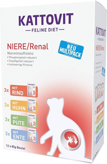 Picture of KATTOVIT Feline Diet Niere/Renal - wet cat food - 12 x 85g