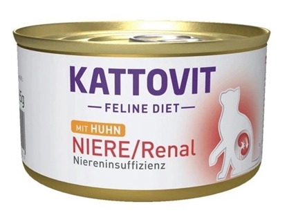 Изображение KATTOVIT Feline Diet Niere/Renal Chicken - wet cat food - 85g