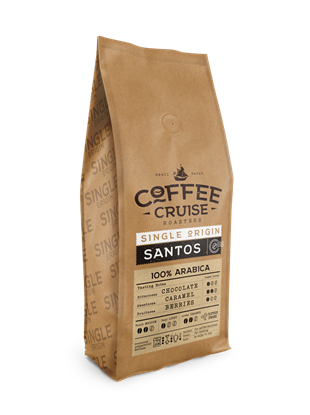 Attēls no Kavos pupelės COFFEE CRUISE Santos 1 kg.