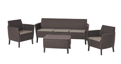 Attēls no Keter Salemo 3 Seater Set Garden furniture