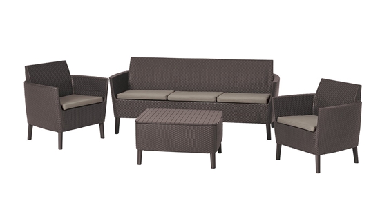 Picture of Keter Salemo 3 Seater Set Garden furniture