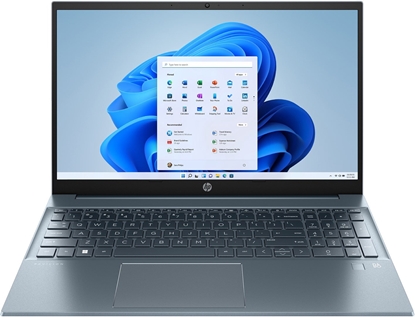 Attēls no Laptop HP HP Pavilion 15-eh3144nw Ryzen 5 7530U 15.6"FHD AG slim 250nits 16GB DDR4 SSD512 Radeon Integrated Graphic non-SD card reader Win11 2Y Fog Blue