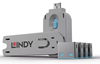 Picture of Lindy USB Port Locks 4x Blue+Key