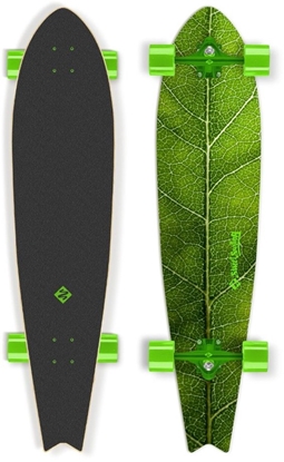 Attēls no Longboardas Street Surfing Fishtail – The Leaf 42”, kinų klevas, ABEC-7