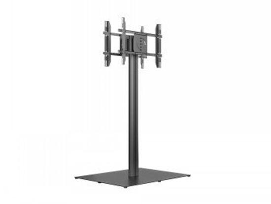 Picture of M PUBLIC DISPLAY STAND 180 HD BACK TO BACK BLACK W. FLOORBASE