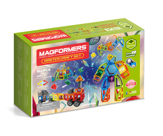 Изображение Magformers MAGFORMERS Magnet constructor set Master craft, 162 pcs